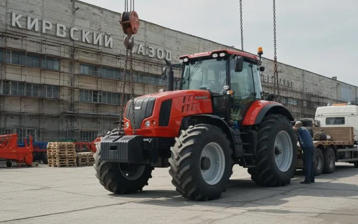 Кировский завод начал поставку нового трактора "Кировец" в Европу