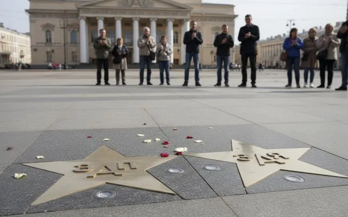 На "Аллее звезд" Петербурга зажглись звезды А. Фрейндлих и О. Басилашвили