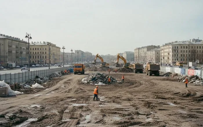 Смольный закрыл нелегальную свалку на Пискаревском проспекте