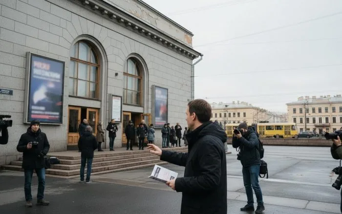 Д. Козловский представил в Петербурге картину «Чернобыль»