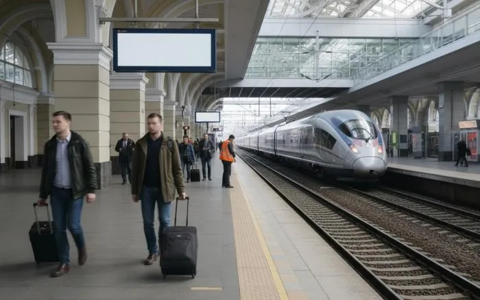Из Москвы в Петербург хотят запустить поезд, который будет идти со скоростью 360 км/час