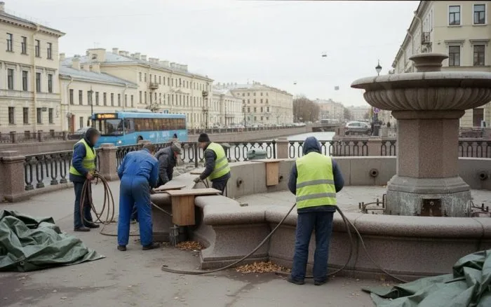 Фонтаны Петербурга законсервируют к 17 октября