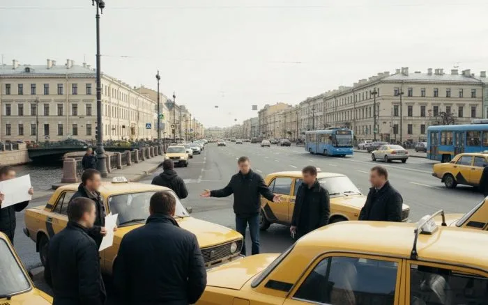 Законопроект о цвете для такси в Петербурге внесен в горпарламент